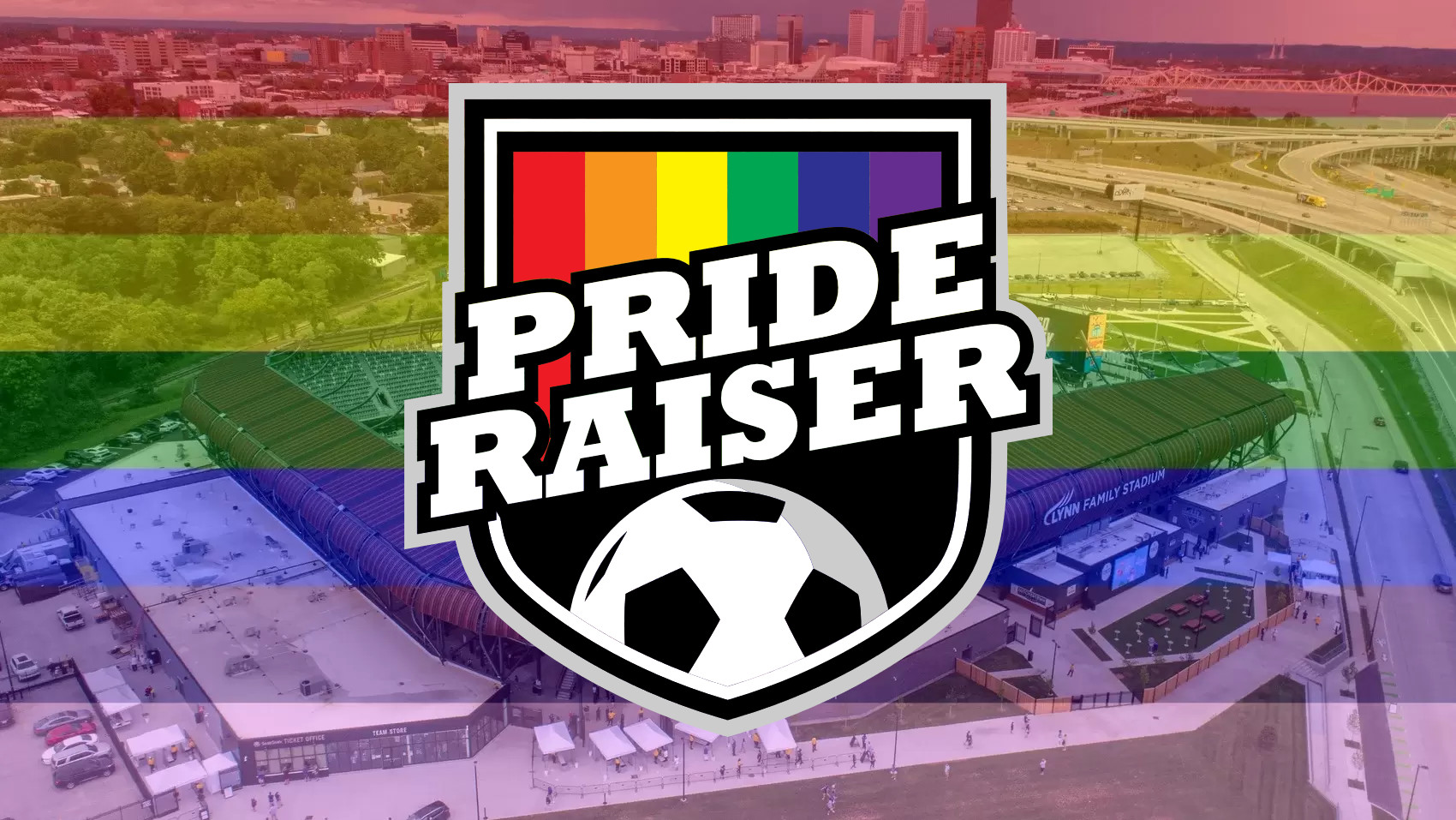 RainbowLynnPrideRaiser Lynn Family Stadium PrideRaiser logo