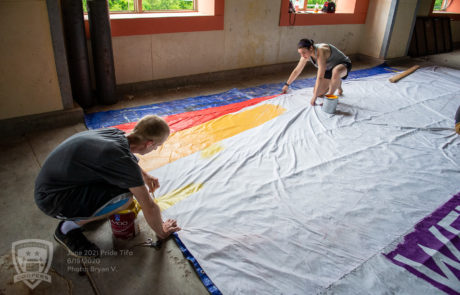 June 2021 tifo painting