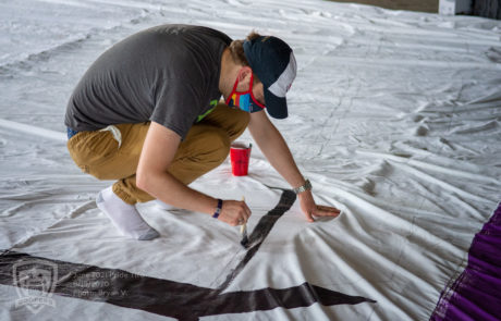 June 2021 tifo painting