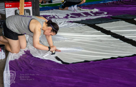 June 2021 tifo painting