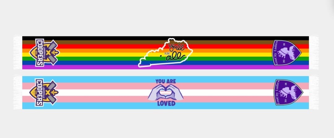2022 Pride Scarf - Coopers & Lou City Ladies